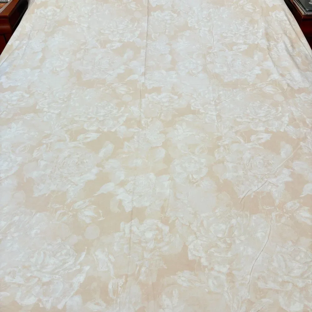 Pottery Barn Monique Lhuillier Garden Rose Queen Duvet Cover Cotton Blush Pink